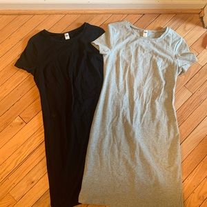 Old Navy Black and Gray dresses Sz Small Petite